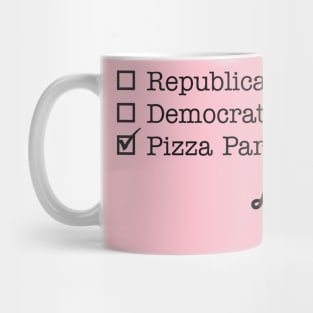 Double Sided Pizza Party Mug